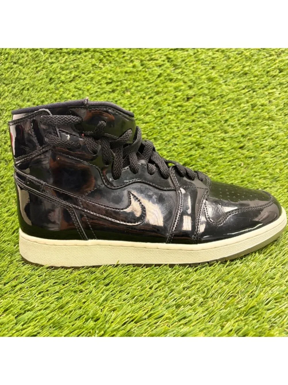 Nike Air Jordan 1 Rebel XX Womens Size 9.5 Black Basketball Shoes Sneakers